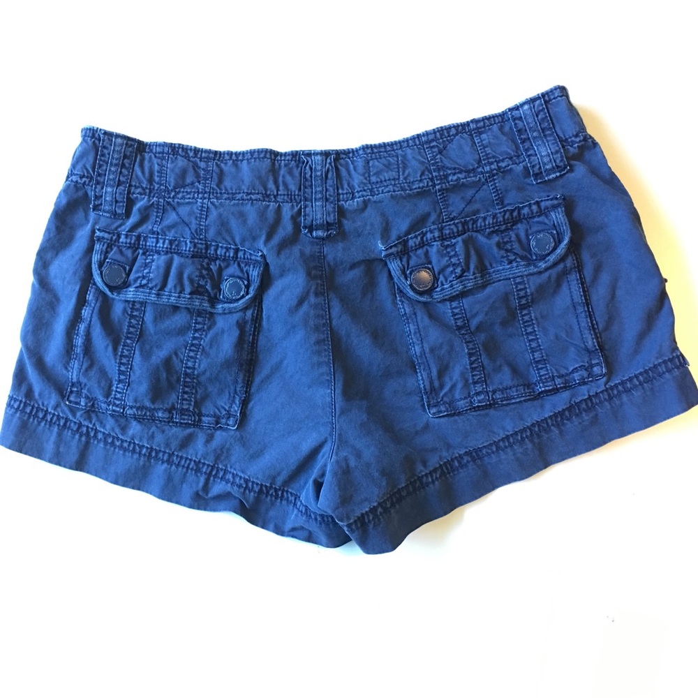 American Eagle Outfitters Blue Short Cargo Shorts